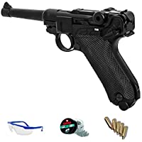 Los mejores  - LEGENDS Pack réplica Luger 08 - Umarex P08 Full Metal (Pistola de Aire comprimido CO2 y balines de Acero) &lt-3-5J